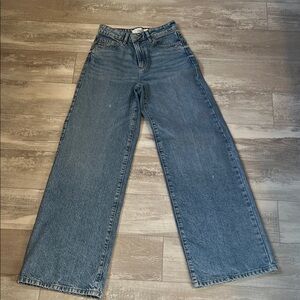 Dynamite Denim Wide-Leg Jeans in Blue